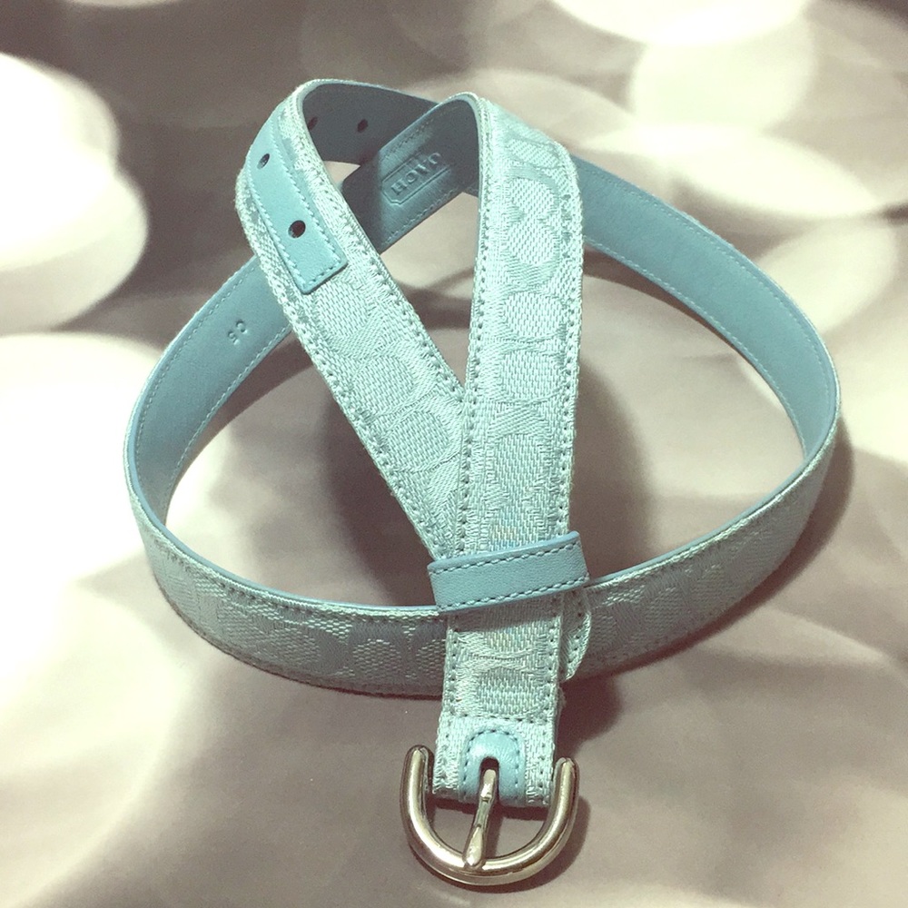 COACH SMALL BLUE BELT